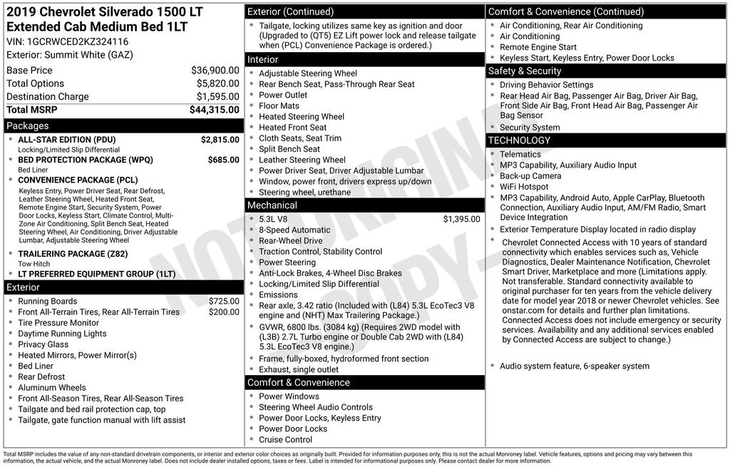 Certified 2019 Chevrolet Silverado 1500 LT w/ All-Star Edition RWD image 56