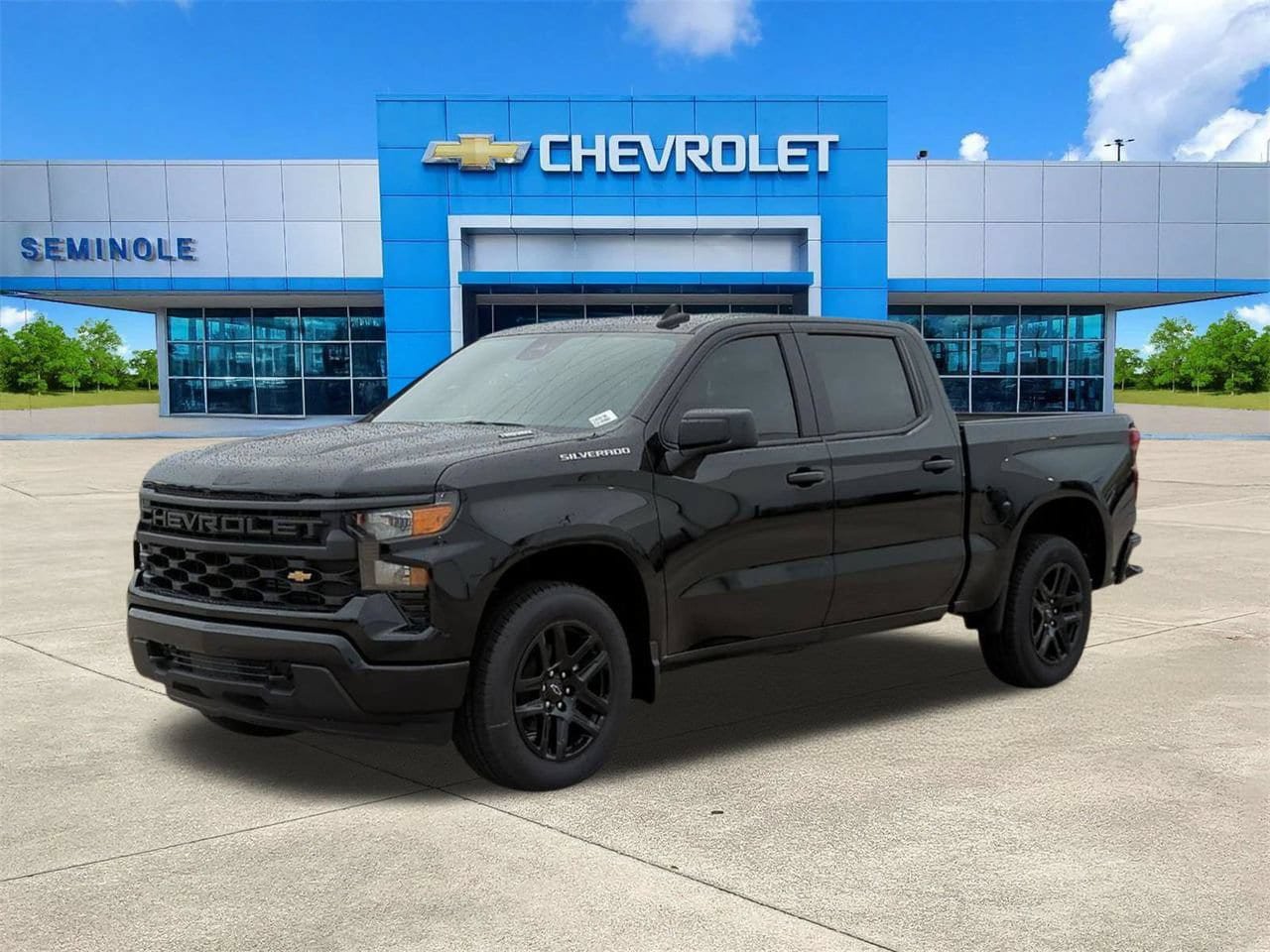 New 2026 Chevrolet Silverado 1500 Custom w/ LPO, Dark Essentials Package RWD image 2