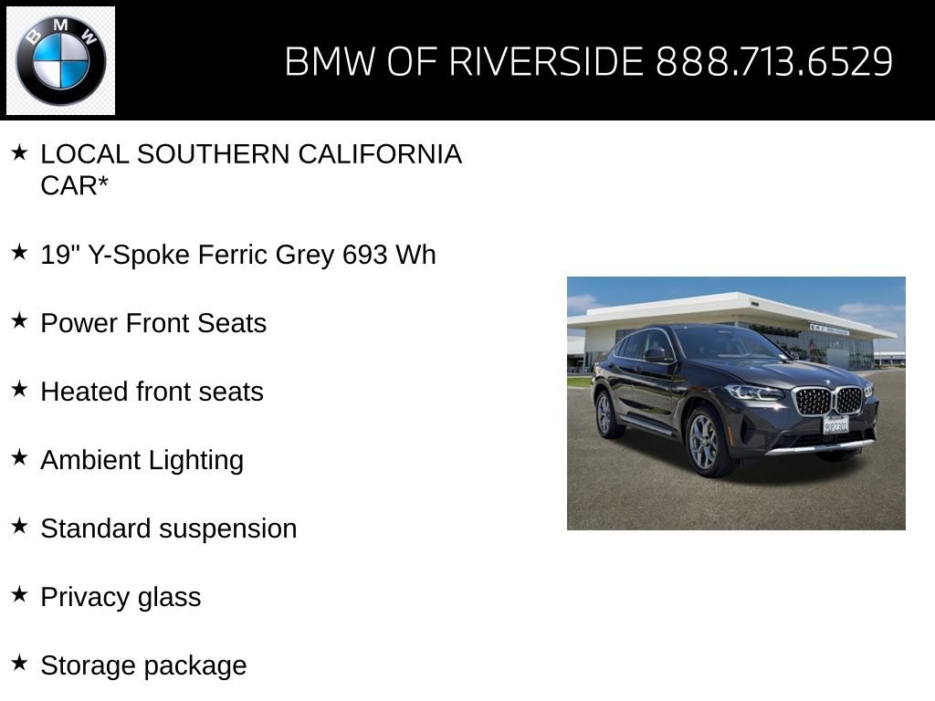 Used 2025 BMW X4 xDrive30i w/ Premium Package AWD/4WD image 15