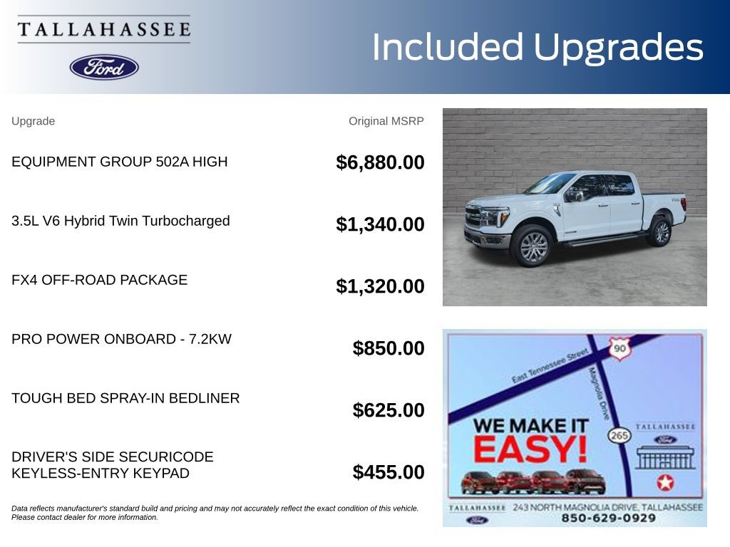 New 2026 Ford F150 Lariat w/ Equipment Group 502A High AWD/4WD image 3