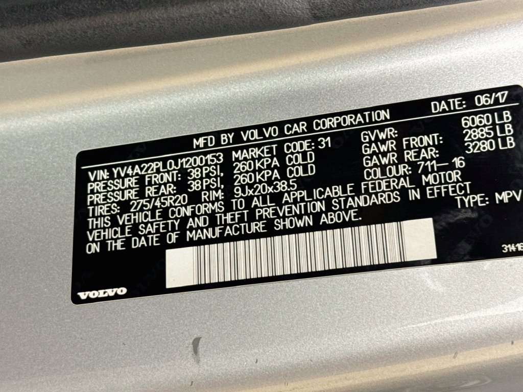 Used 2018 Volvo XC90 T6 Inscription w/ Convenience Package AWD/4WD image 45