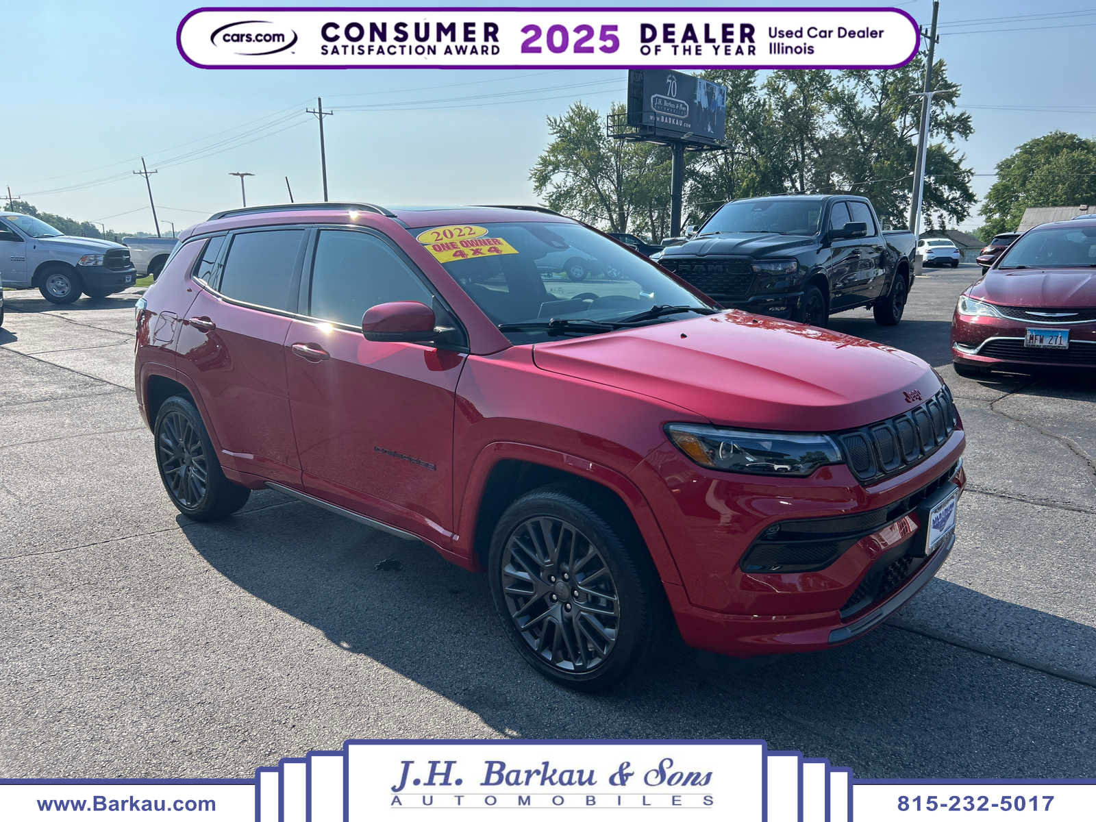 Used 2022 Jeep Compass Limited w/ (RED) Package image 1