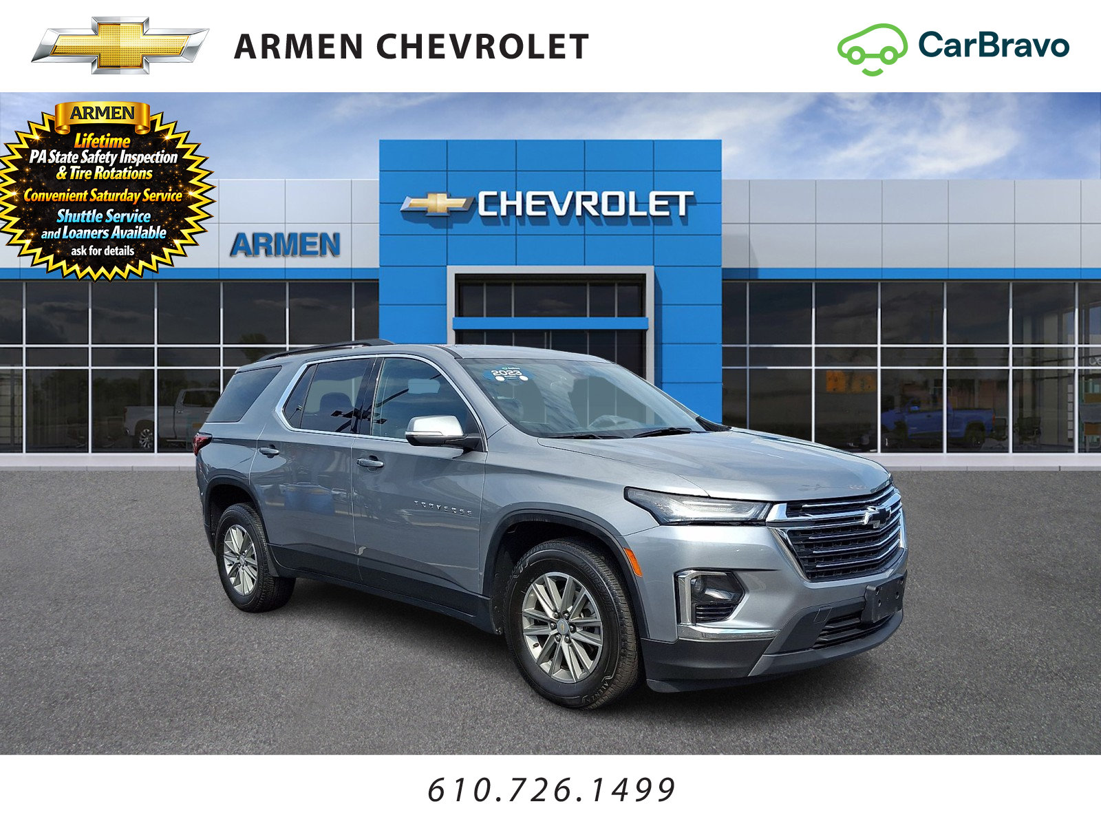 Certified 2023 Chevrolet Traverse LT