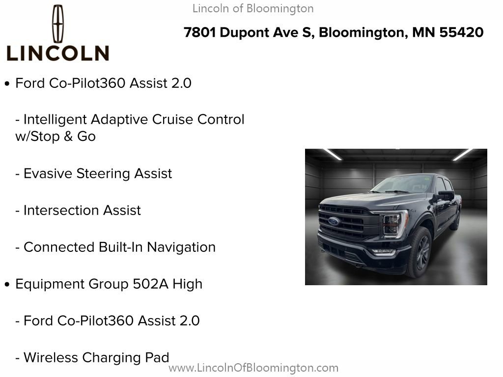 Used 2023 Ford F150 Lariat w/ Equipment Group 502A High image 9