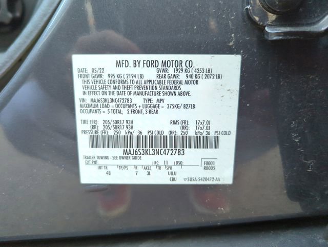 Used 2022 Ford EcoSport Titanium w/ Interior Protection Package image 36