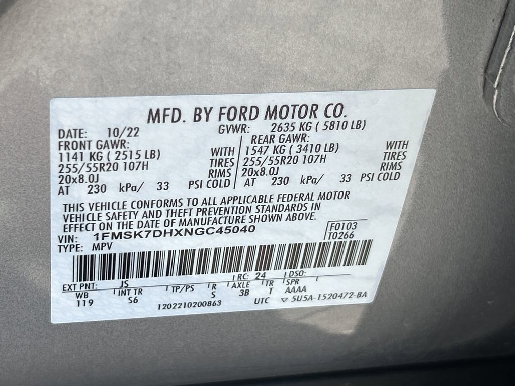 Used 2022 Ford Explorer XLT w/ Equipment Group 202A image 29