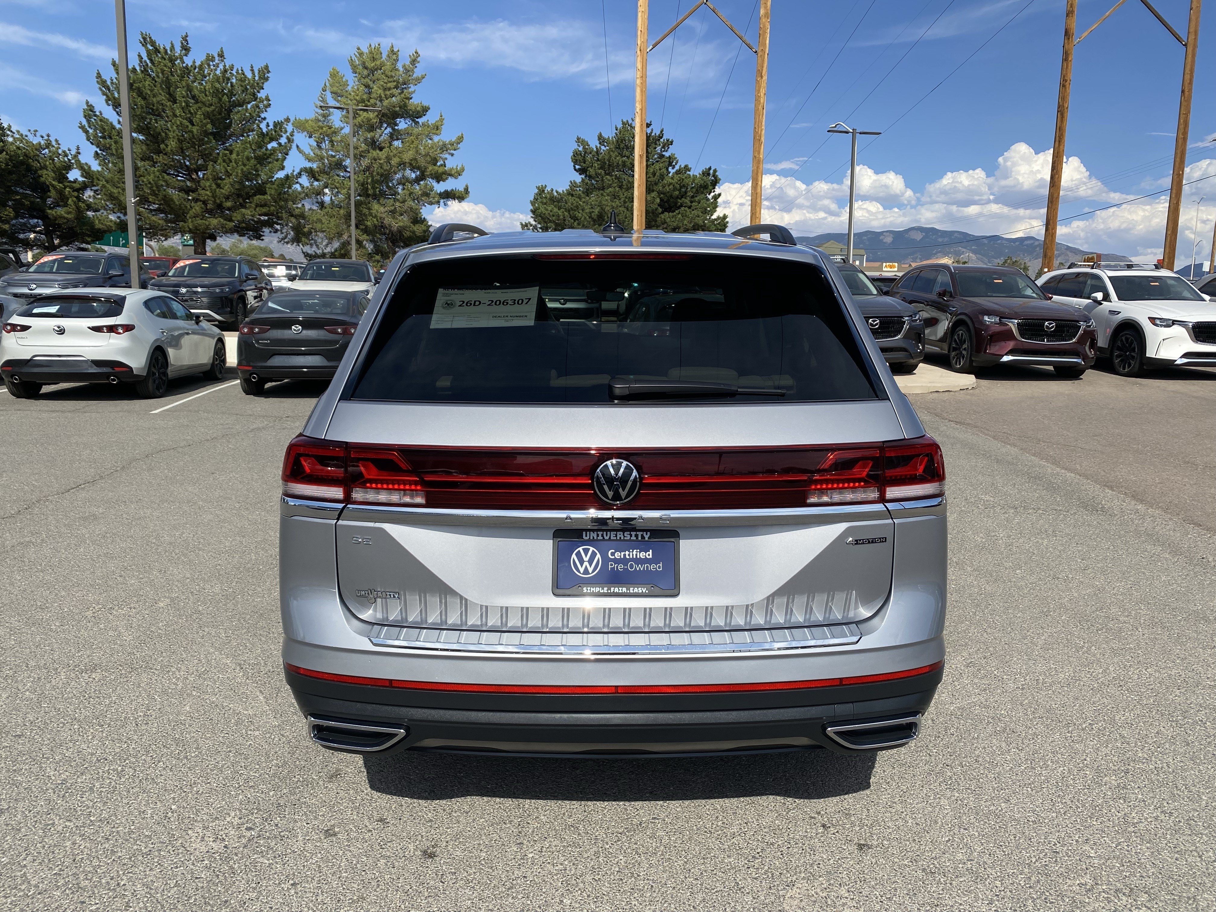 Certified 2026 Volkswagen Atlas SE AWD/4WD image 53