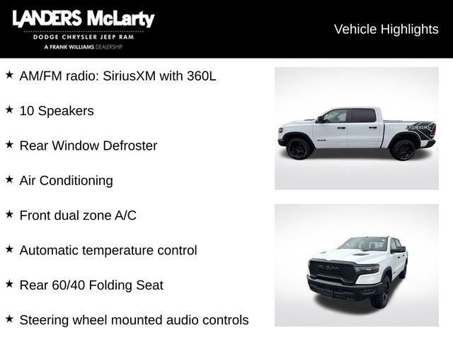 Used 2025 RAM 1500 Rebel w/ Rebel Level 1 Equipment Group image 6