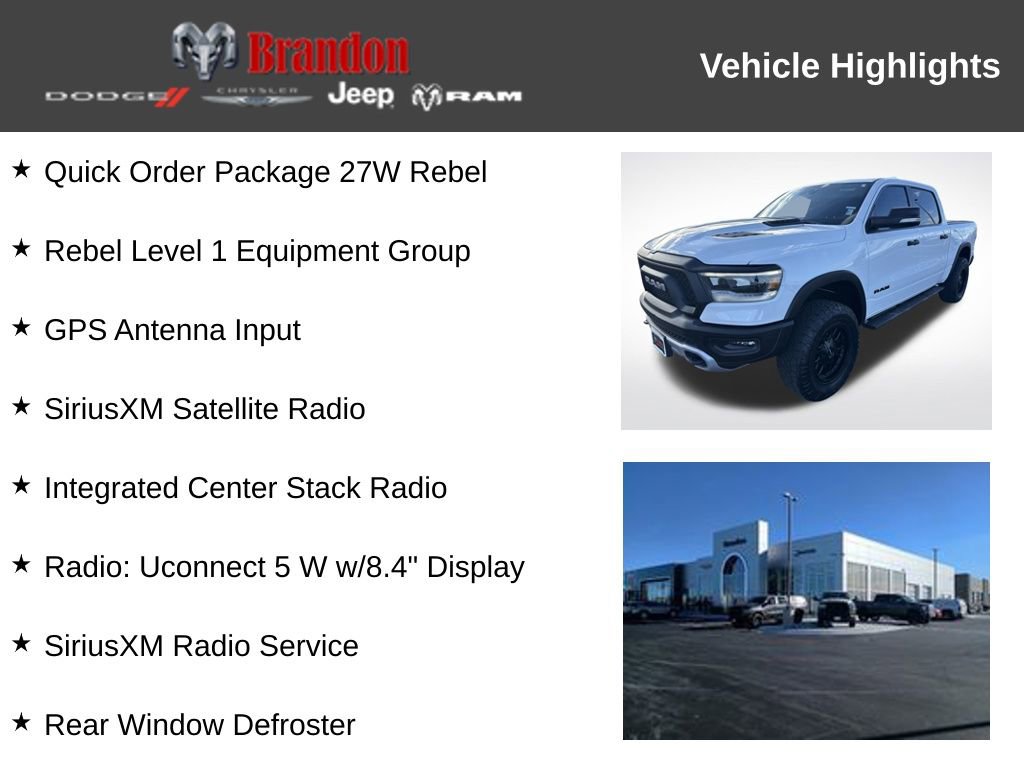 Used 2022 RAM 1500 Rebel w/ Rebel Level 1 Equipment Group image 3