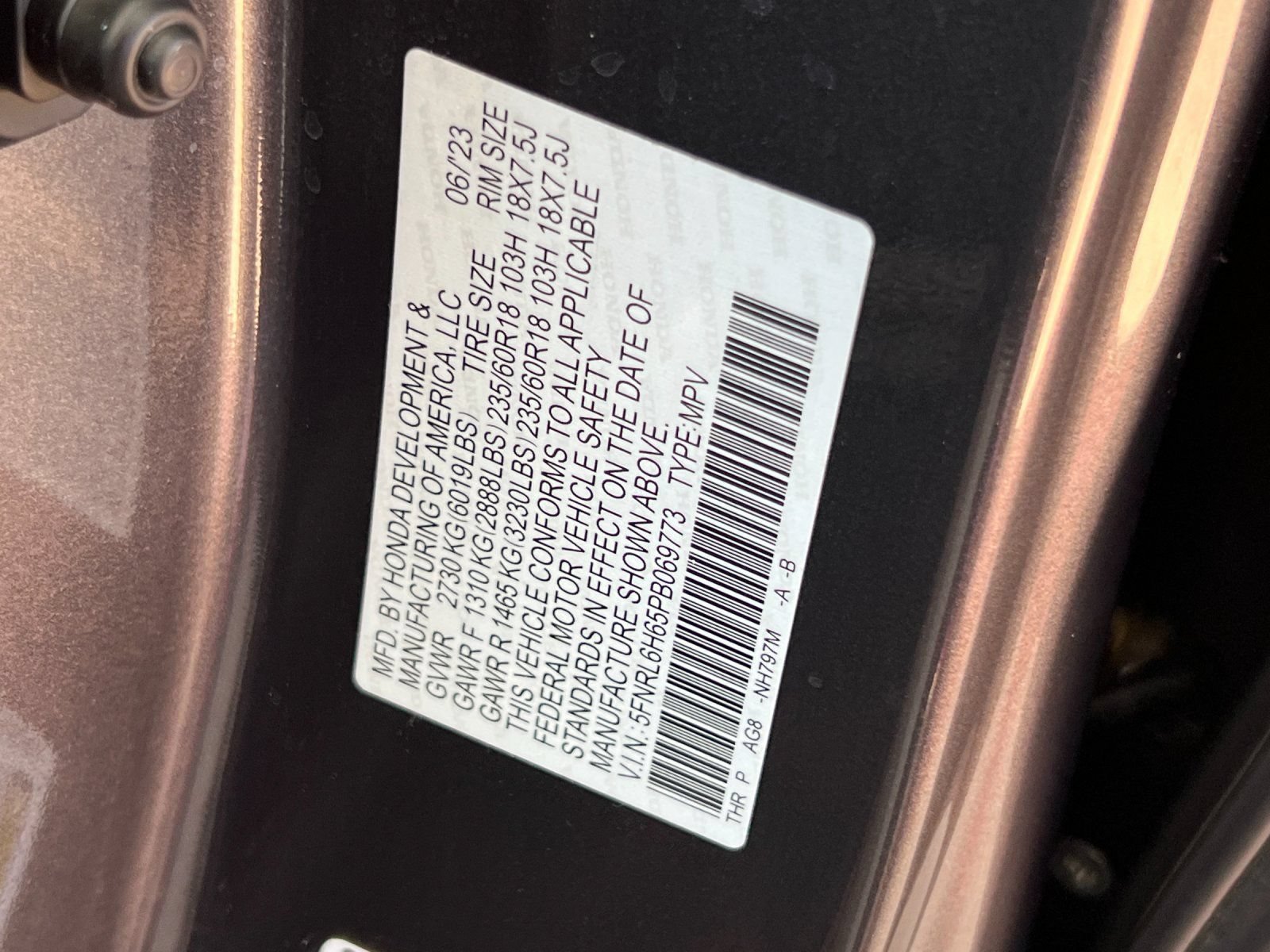 Used 2023 Honda Odyssey EX-L image 29