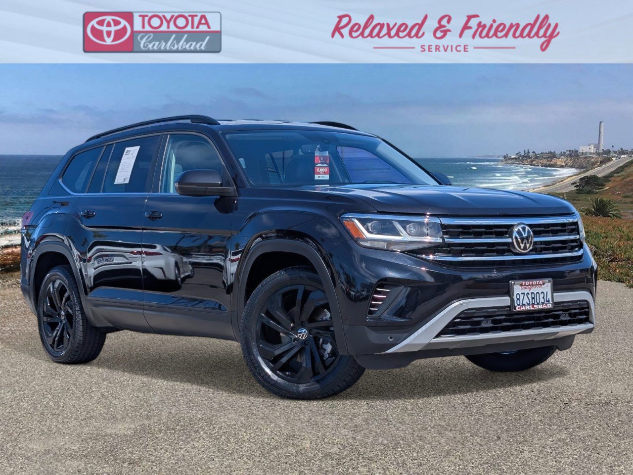 Used 2022 Volkswagen Atlas SE w/ Black Wheel Package AWD/4WD image 1