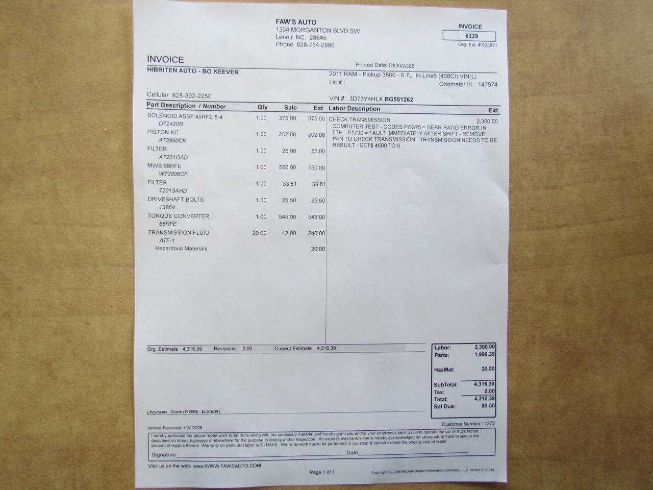 Used 2011 RAM 3500 Laramie w/ Protection Group image 28