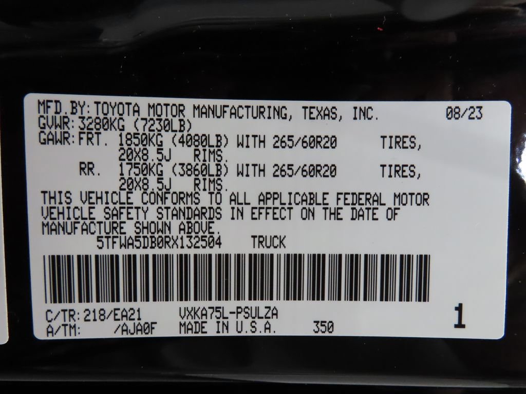 Used 2024 Toyota Tundra Limited w/ TRD Off-Road Package AWD/4WD image 74