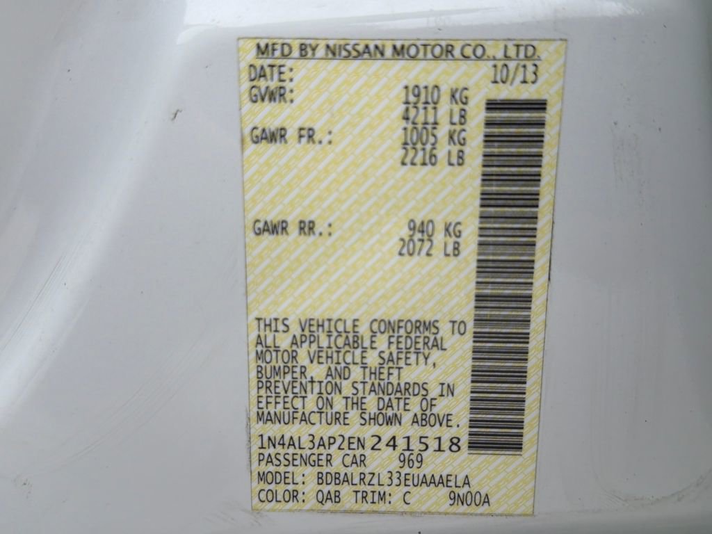 Used 2014 Nissan Altima 2.5 S w/ Sport Value Package image 44