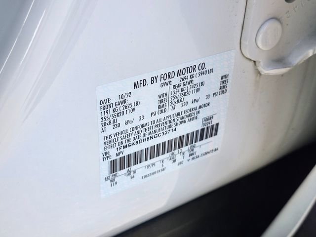 Certified 2022 Ford Explorer XLT w/ Equipment Group 202A AWD/4WD image 37