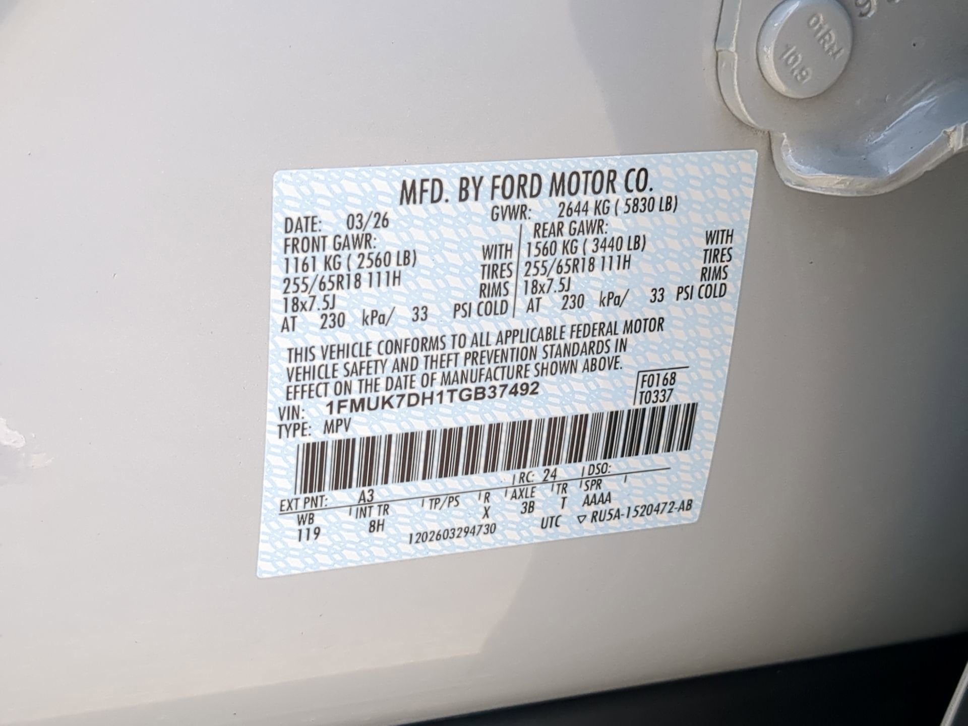 New 2026 Ford Explorer Active RWD image 73