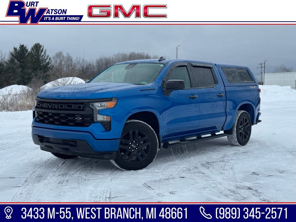 Used 2023 Chevrolet Silverado 1500 Custom w/ LPO, Dark Essentials Package