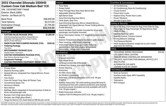 Used 2022 Chevrolet Silverado 2500 Custom w/ Custom Value Package image 12