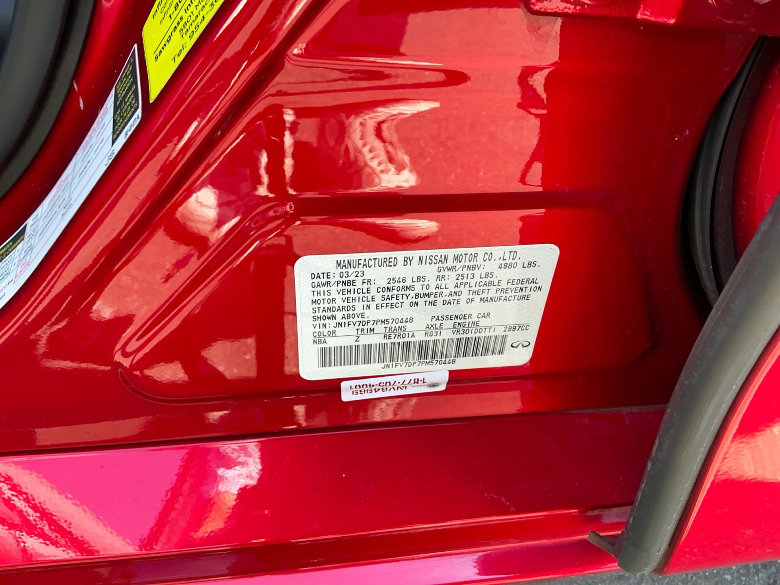 Used 2023 INFINITI Q50 Red Sport 400 image 26