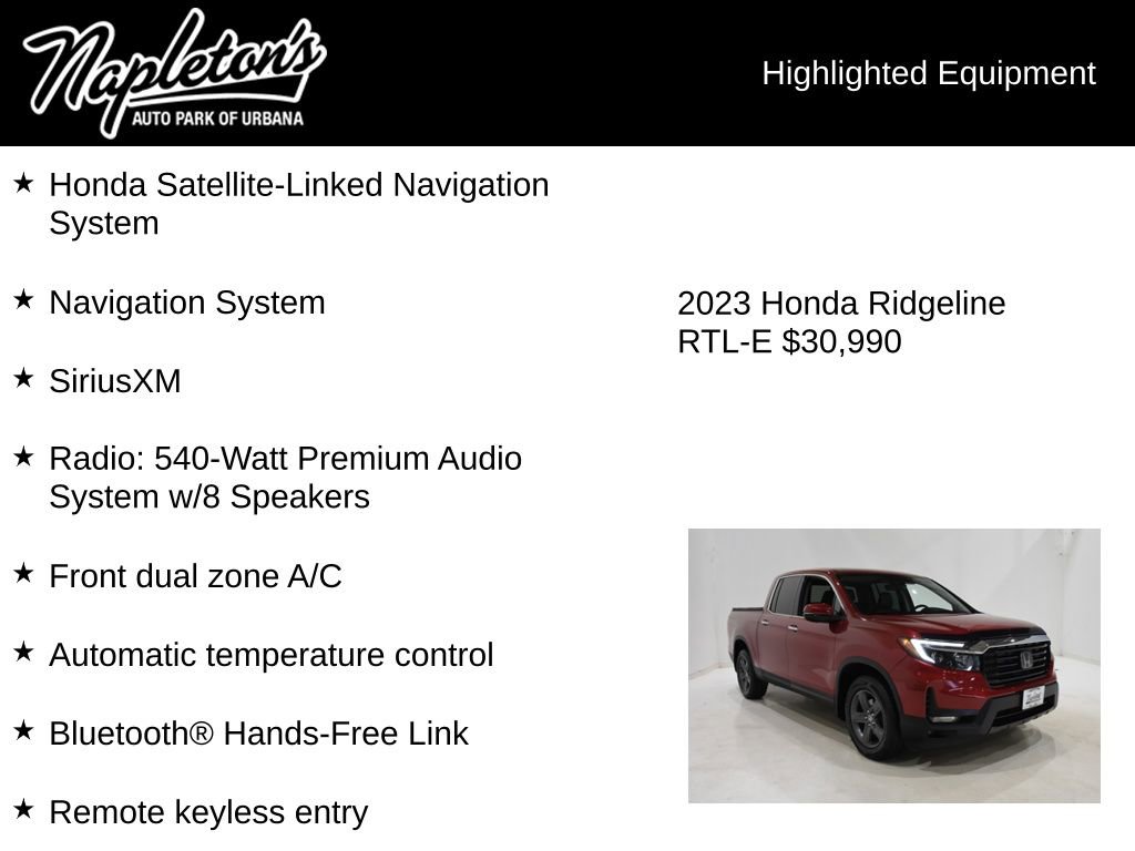 Used 2023 Honda Ridgeline RTL-E image 15