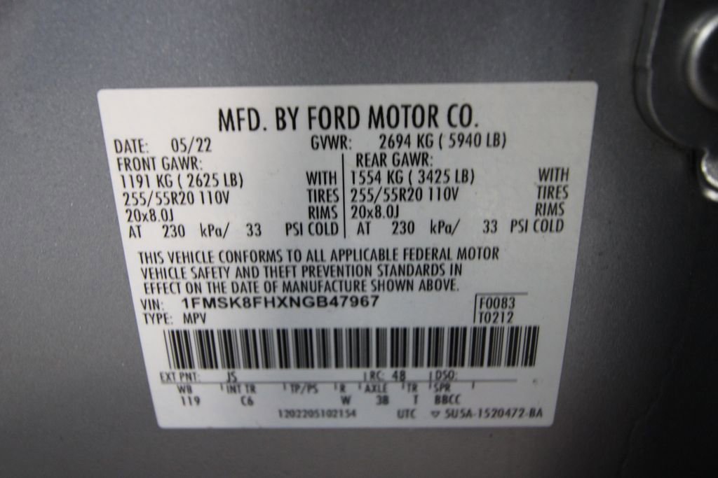 Used 2022 Ford Explorer Limited w/ Equipment Group 301A image 47