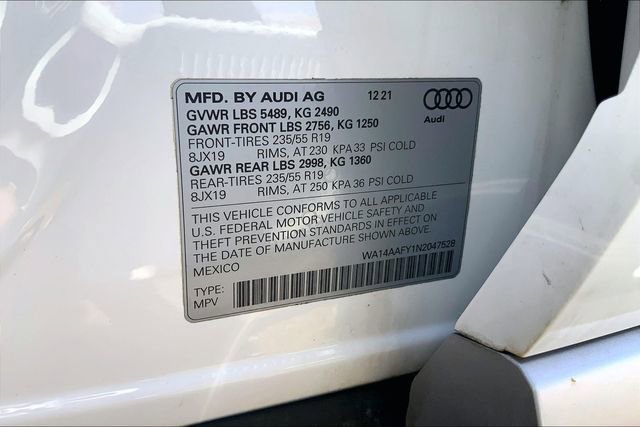Used 2022 Audi Q5 2.0T Premium w/ Convenience Package AWD/4WD image 34