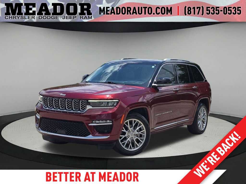 Used 2022 Jeep Grand Cherokee Summit w/ Adv Protech Group IV