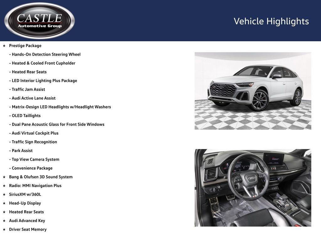 Used 2023 Audi SQ5 Prestige w/ Prestige Package AWD/4WD image 8