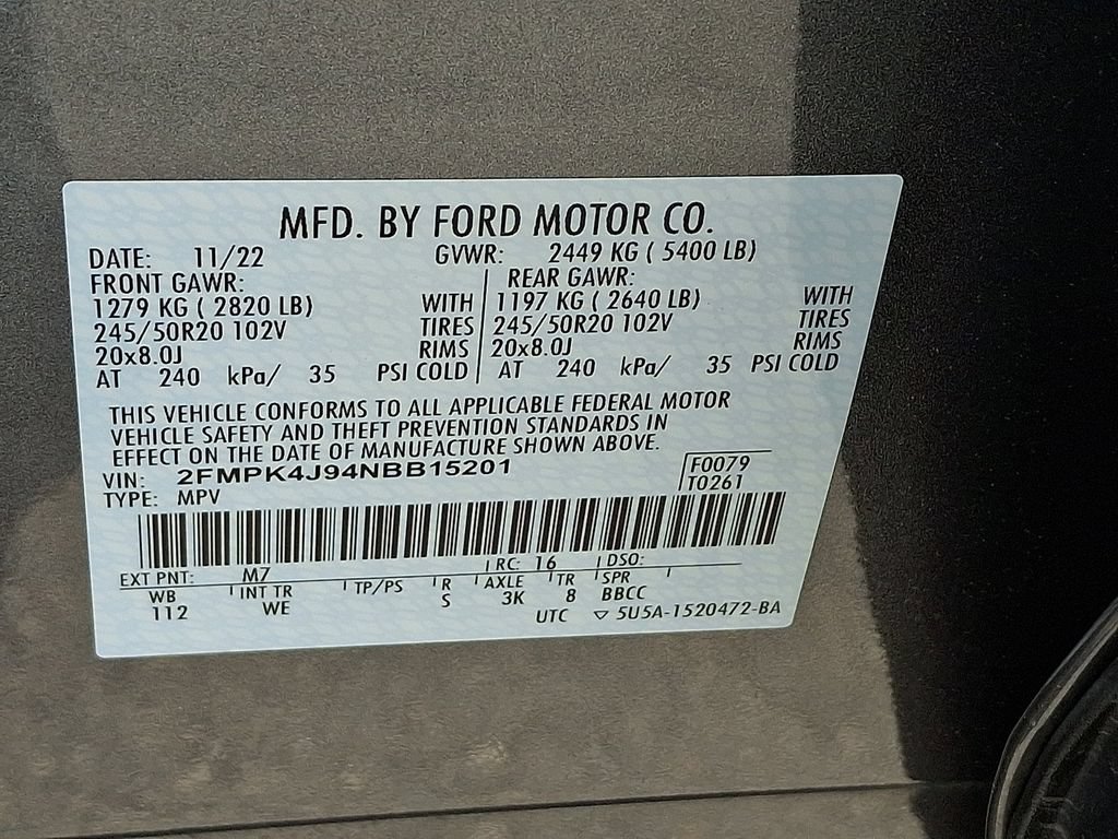 Certified 2022 Ford Edge ST-Line AWD/4WD image 26