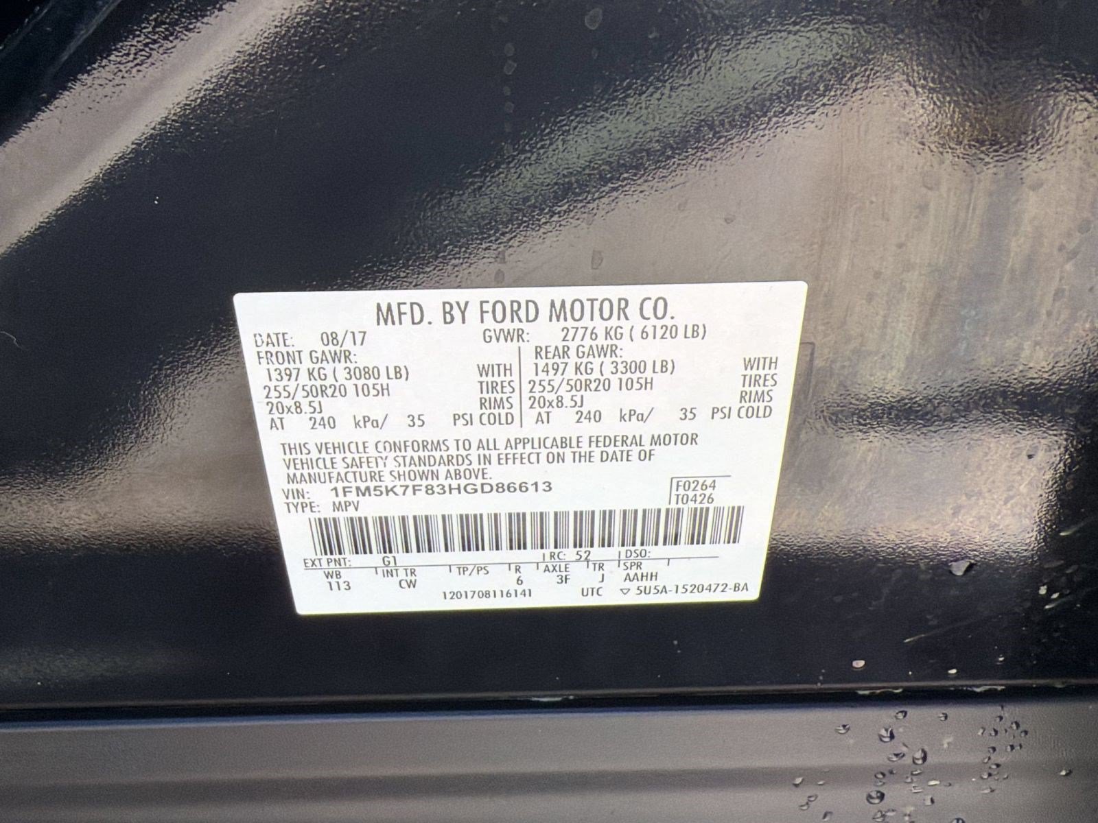 Used 2017 Ford Explorer Limited w/ Equipment Group 301A FWD image 23