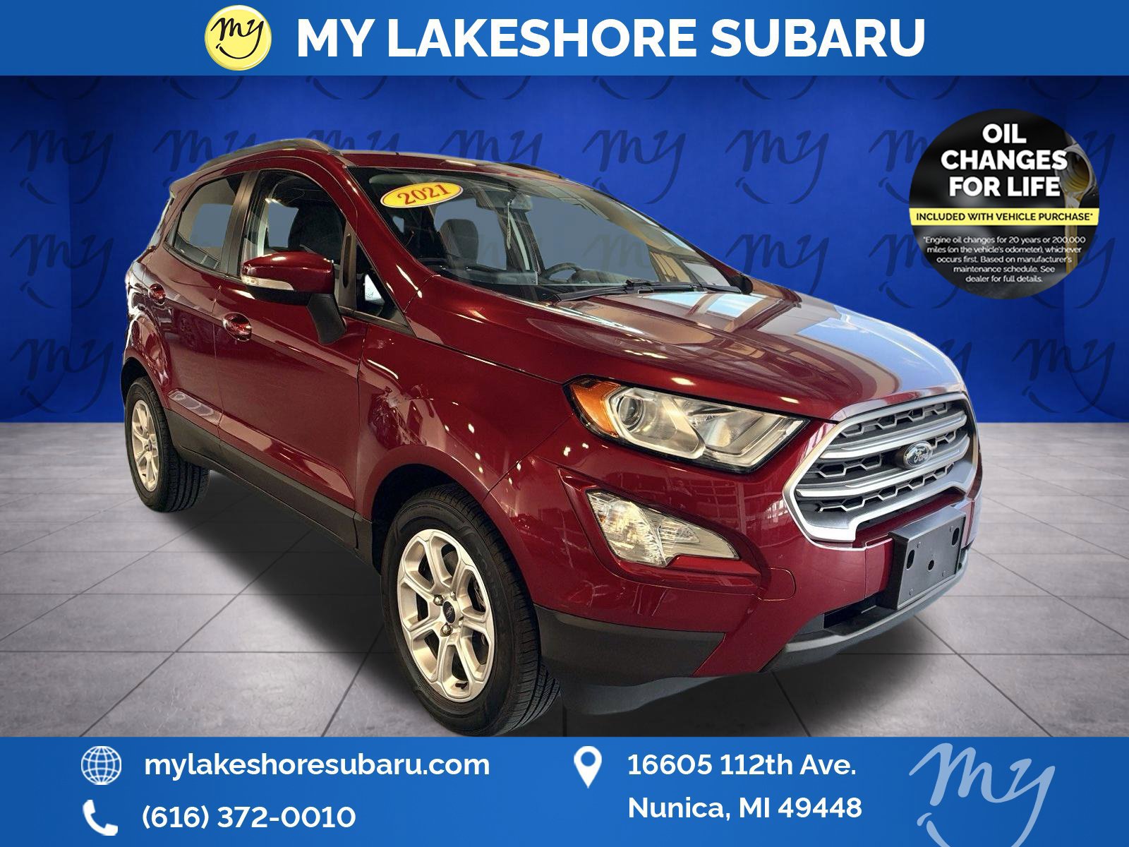 Used 2021 Ford EcoSport SE FWD 360° Tour