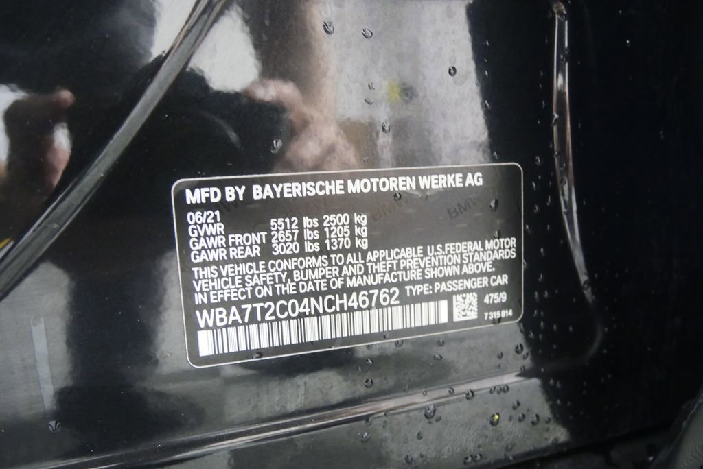 Used 2022 BMW 740i w/ Premium Package RWD image 27
