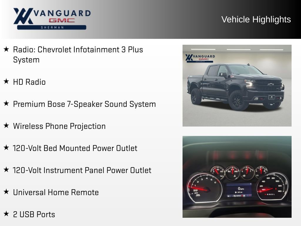 Used 2021 Chevrolet Silverado 1500 LT Trail Boss w/ Convenience Package II AWD/4WD image 16