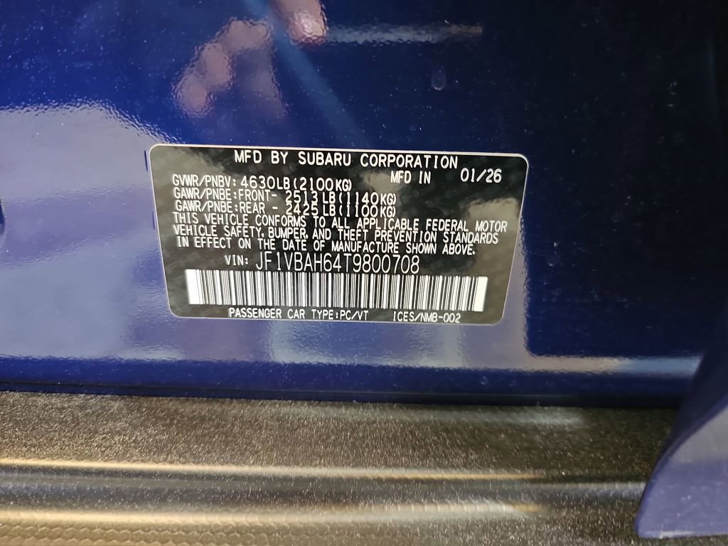 New 2026 Subaru WRX Premium AWD/4WD image 37