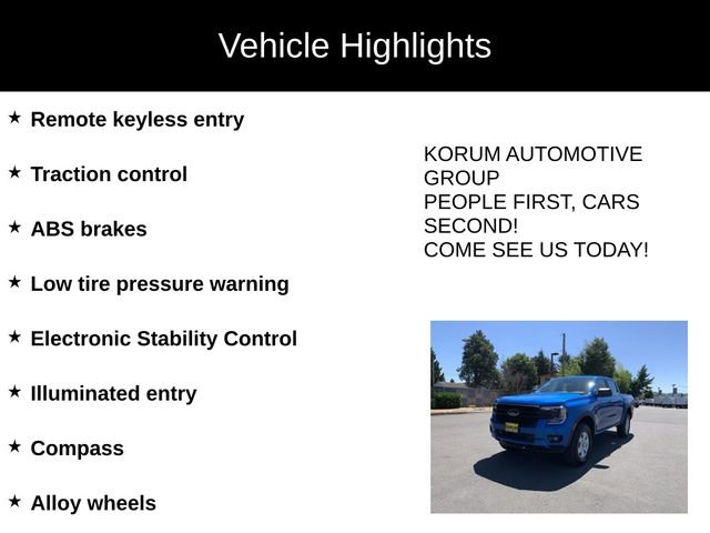 New 2025 Ford Ranger XL AWD/4WD image 4