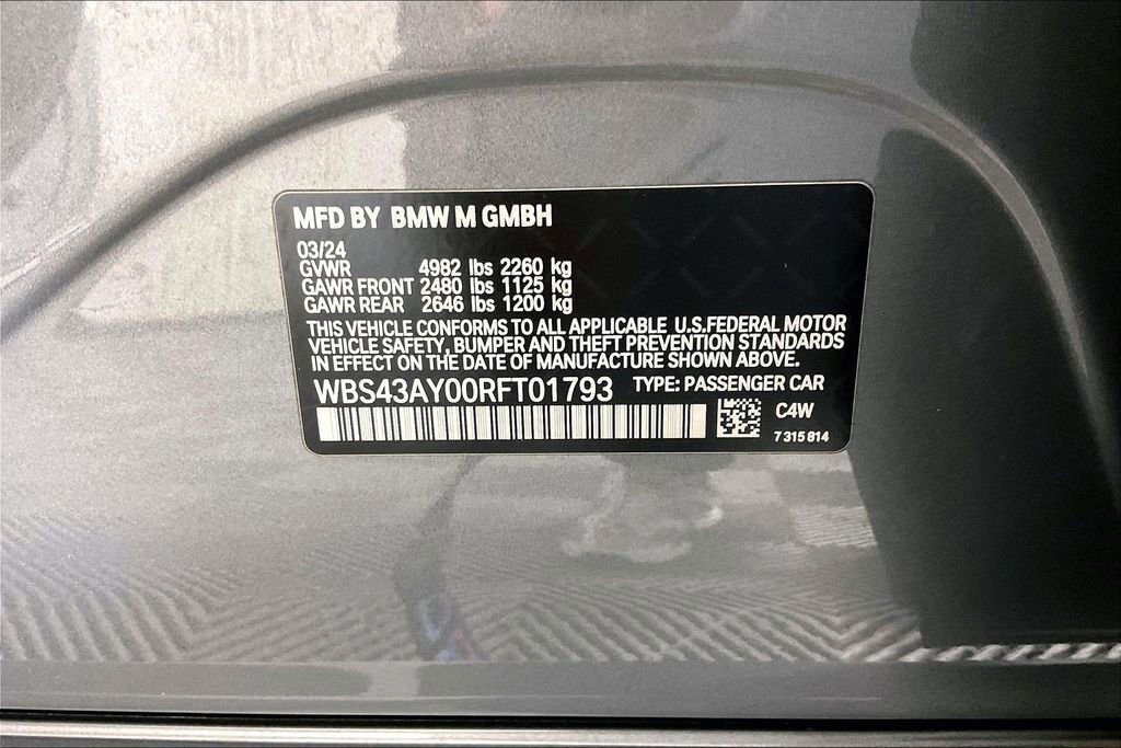 Used 2024 BMW M3 Competition w/ Executive Package image 44