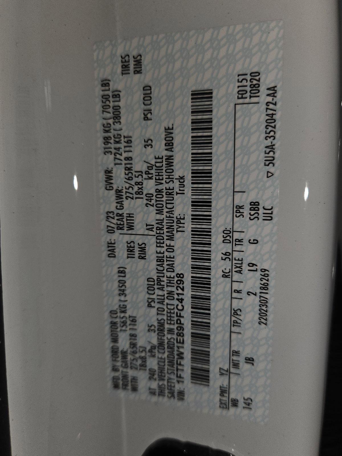 Used 2023 Ford F150 XL w/ STX Appearance Package image 44