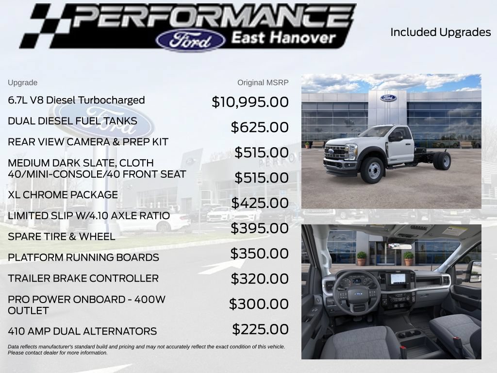 New 2026 Ford F550 4x4 Regular Cab Super Duty w/ XL Chrome Package image 4