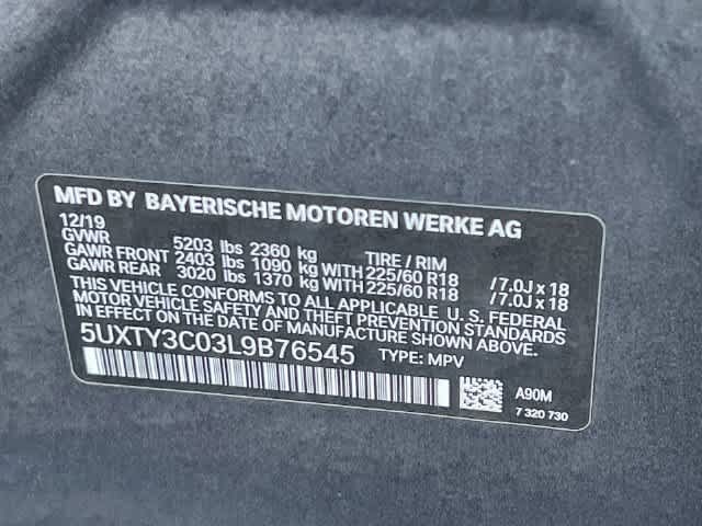 Used 2020 BMW X3 sDrive30i w/ Driving Assistance Package RWD image 22