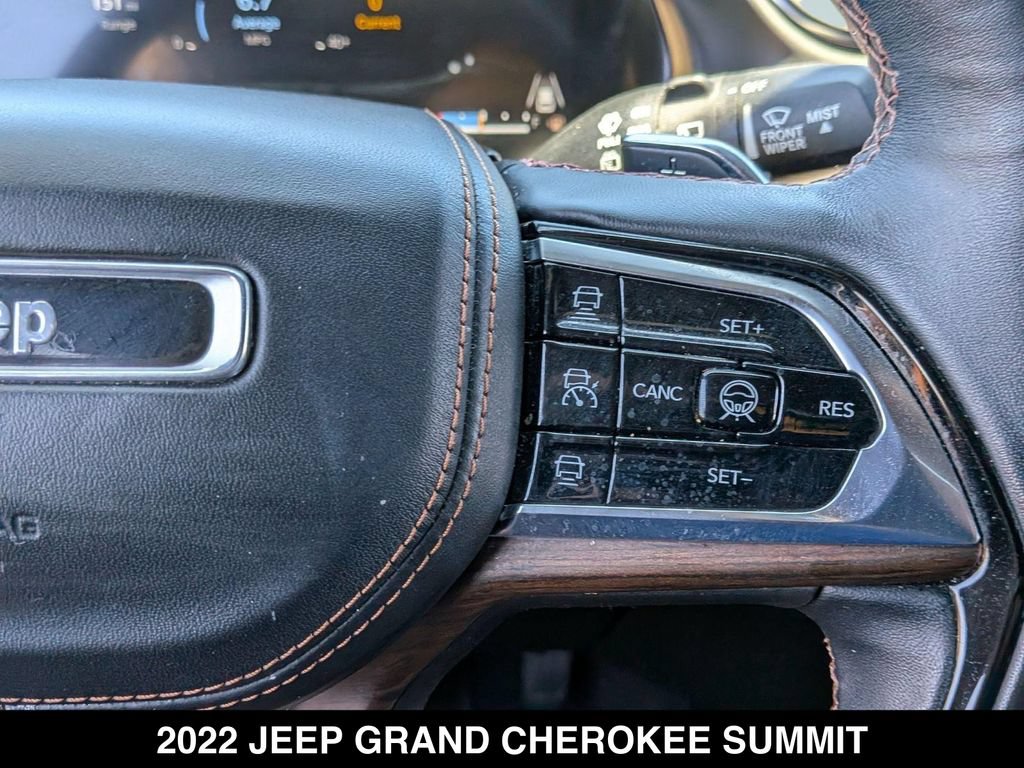Certified 2022 Jeep Grand Cherokee Summit w/ Luxury Tech Group V RWD image 19