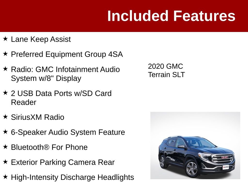 Used 2020 GMC Terrain SLT FWD image 3