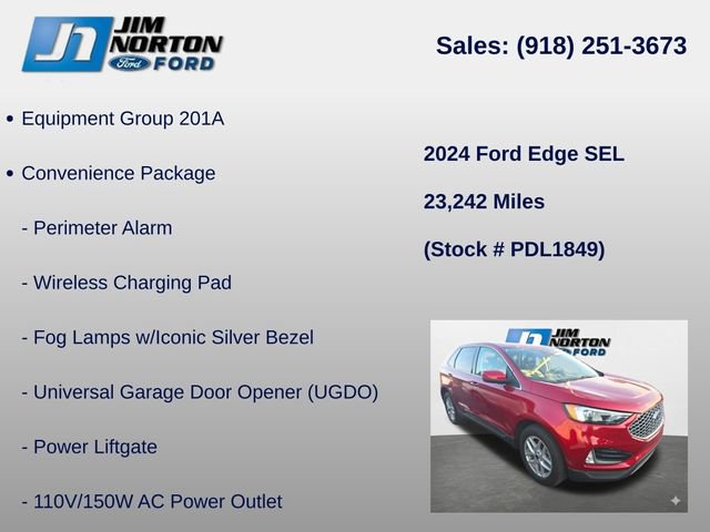 Used 2024 Ford Edge SEL w/ Convenience Package AWD/4WD image 8