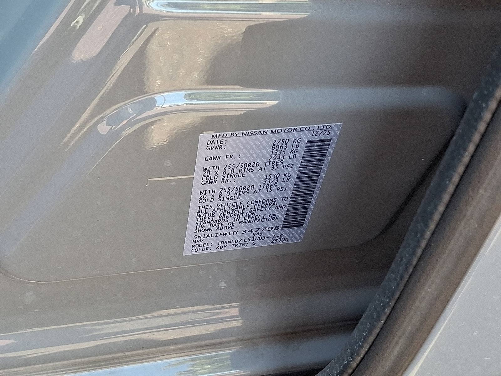 Certified 2026 INFINITI QX60 Sport w/ Dark Cargo Package AWD/4WD image 29