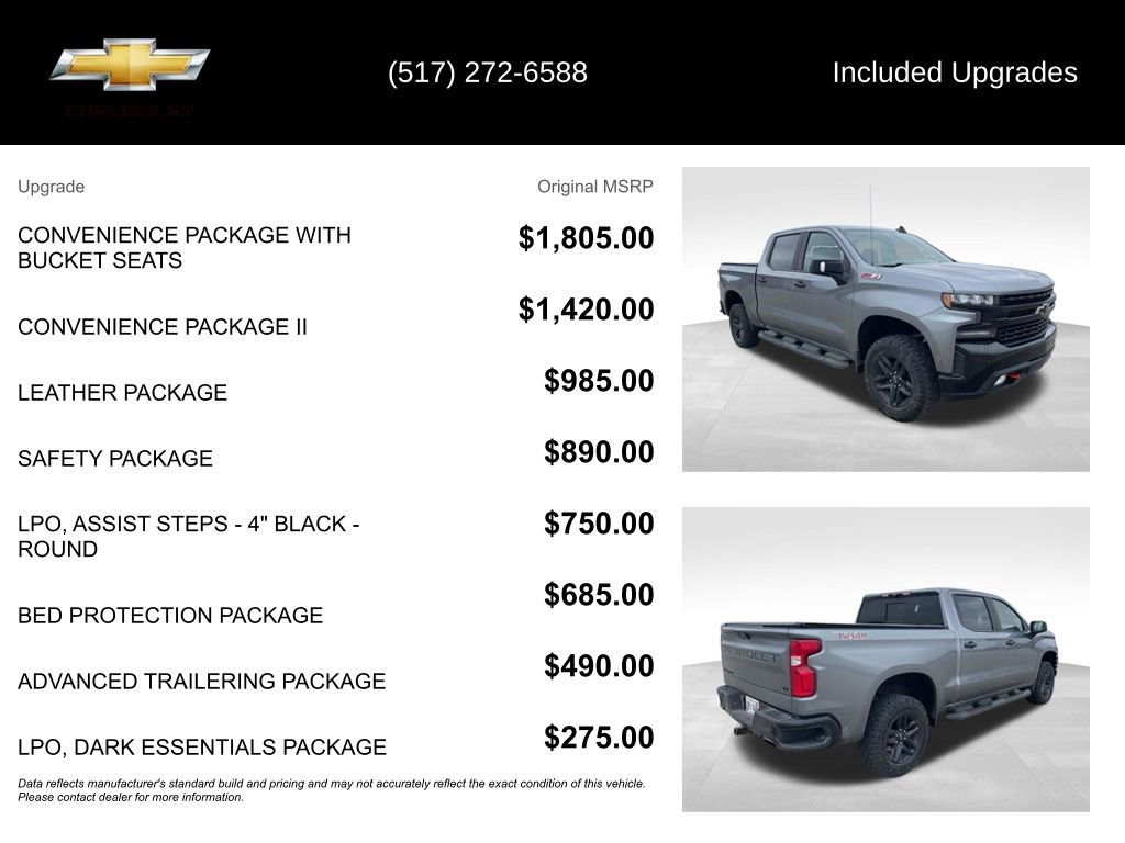 Used 2020 Chevrolet Silverado 1500 LT Trail Boss AWD/4WD image 5