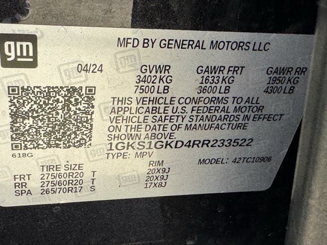 Certified 2024 GMC Yukon XL SLT RWD image 37