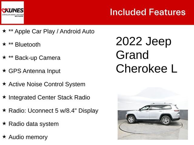 Used 2022 Jeep Grand Cherokee L Limited w/ Luxury Tech Group II image 3