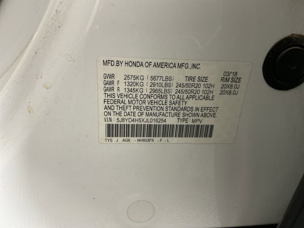 Used 2018 Acura MDX SH-AWD w/ Technology Package image 29