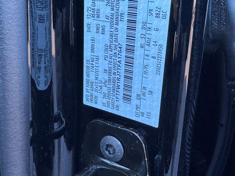 New 2026 Ford F150 Raptor w/ Equipment Group 803A Raptor R image 22