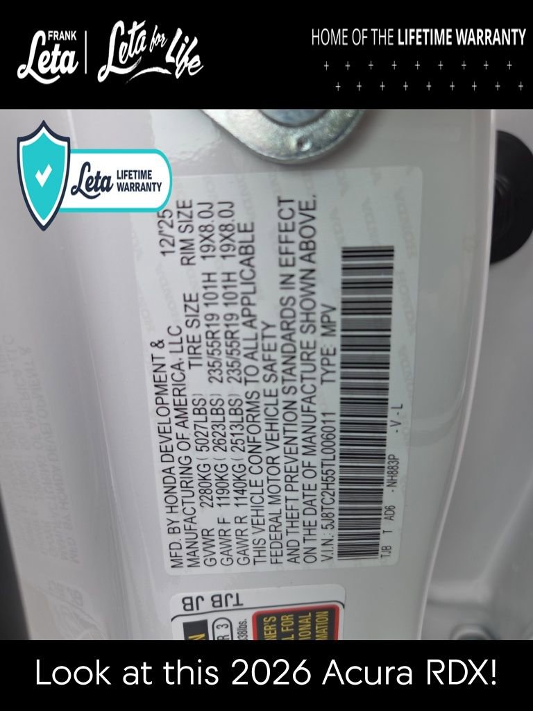 New 2026 Acura RDX w/ Technology Package image 31