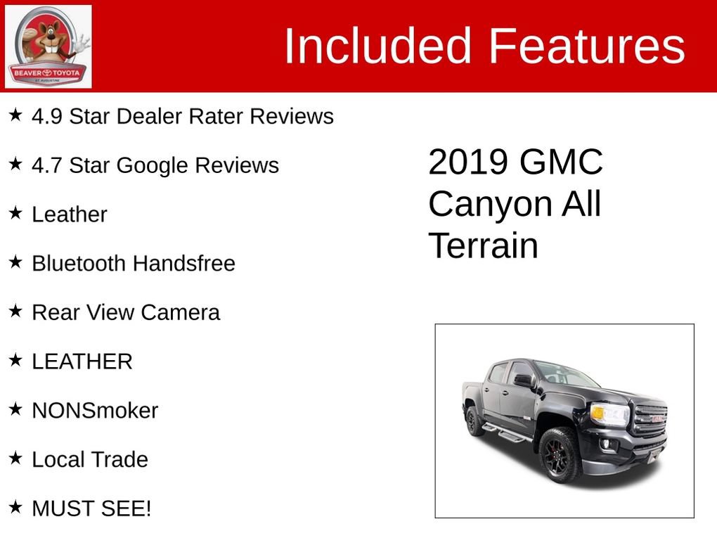 Used 2019 GMC Canyon All Terrain w/ All Terrain X Package AWD/4WD image 4